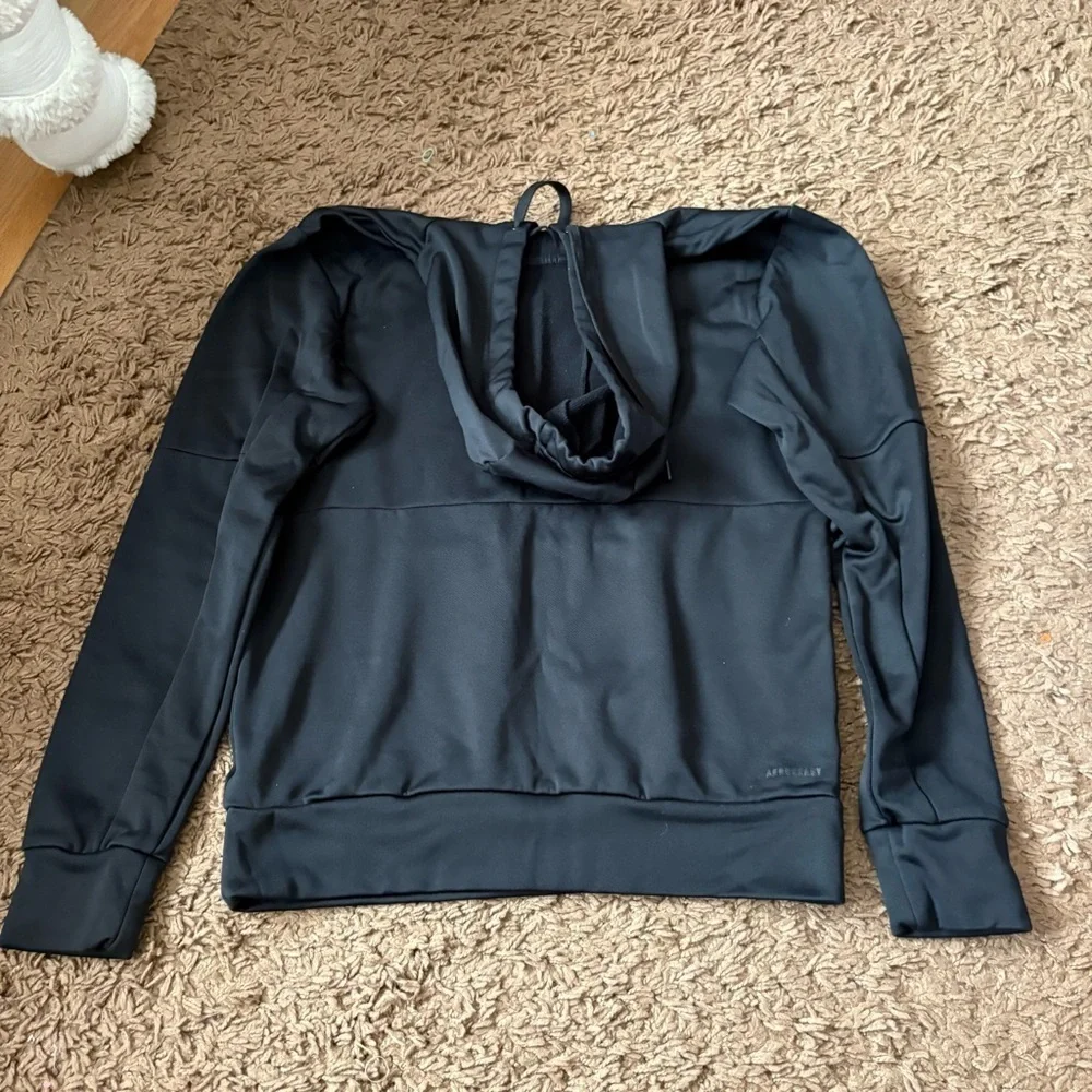 Adidas Charcoal Pullover Hoodie Small Sweatshirt